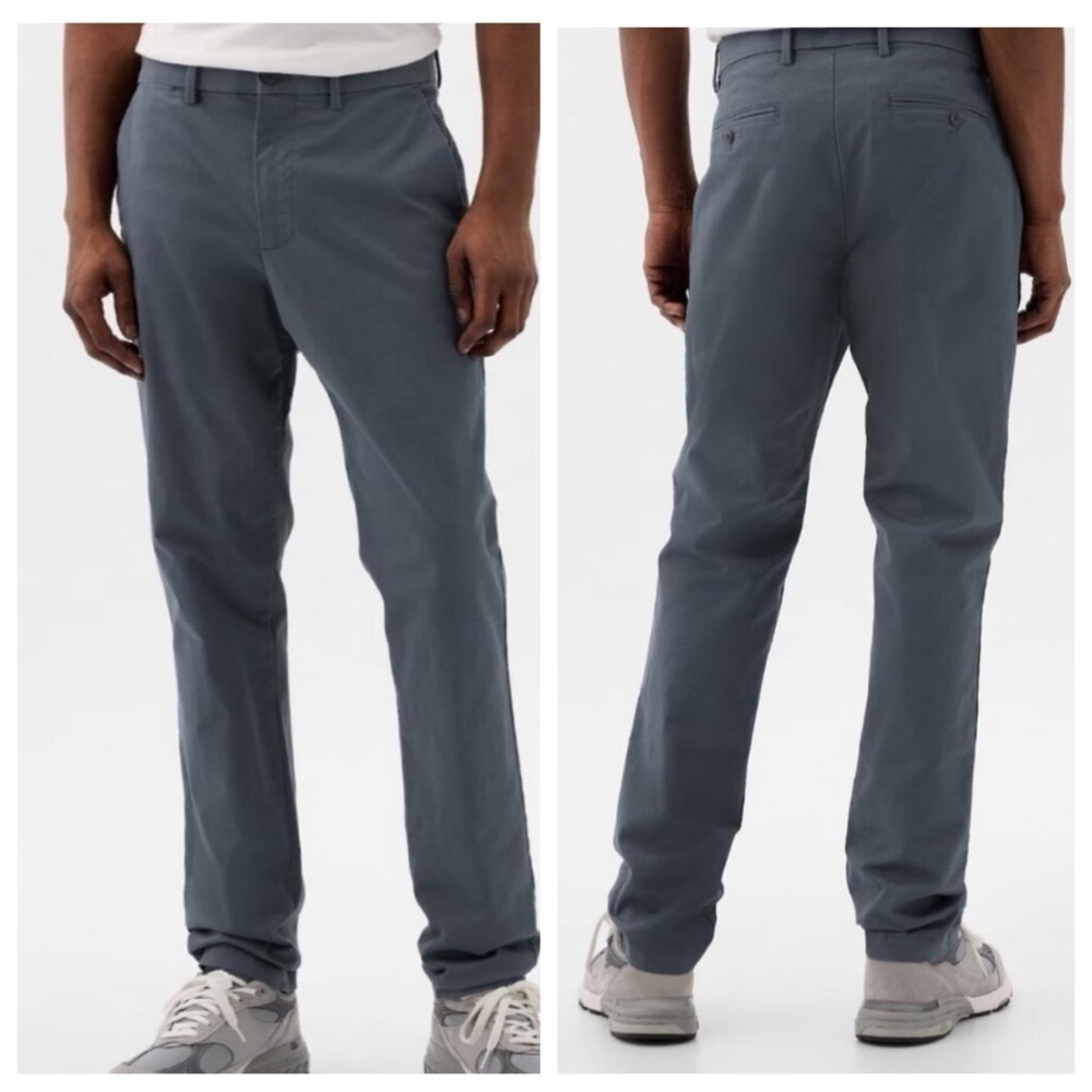 Gap Men’s Slim Modern Khakis Performance Pant Chinos Trouser 36x32